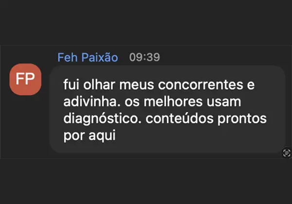 Depoimento de Feh Paixão