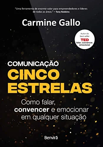 Capa do livro Comunicação Cinco Estrelas, de Carmine Gallo