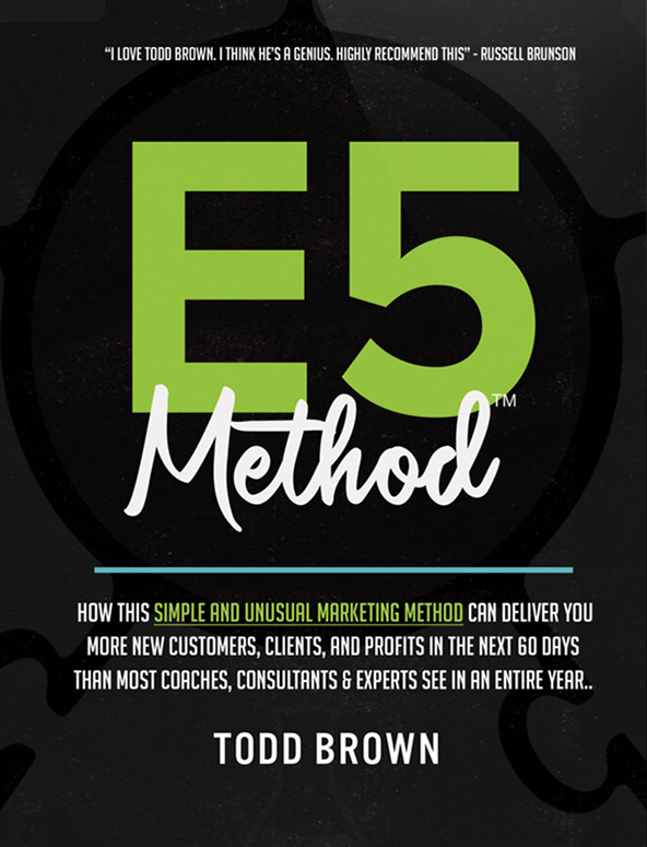 Capa do livro E5 Method, de Todd Brown