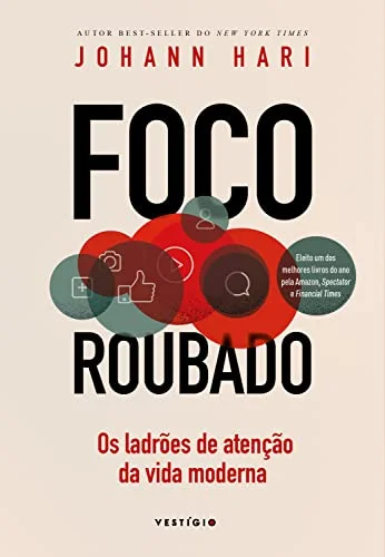 Capa do livro Foco Roubado, de Johann Hari