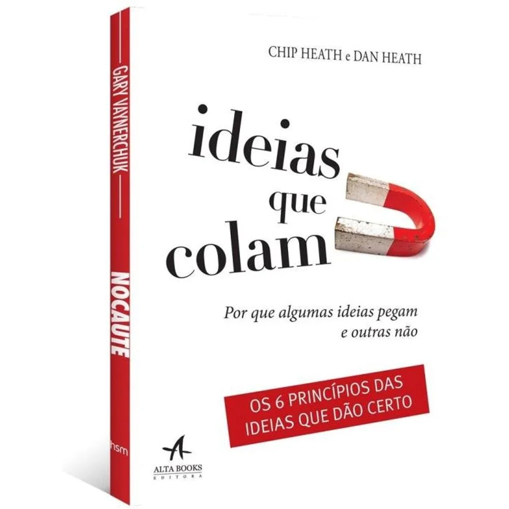 Capa do livro Ideias que Colam, de Chip e Dan Heath