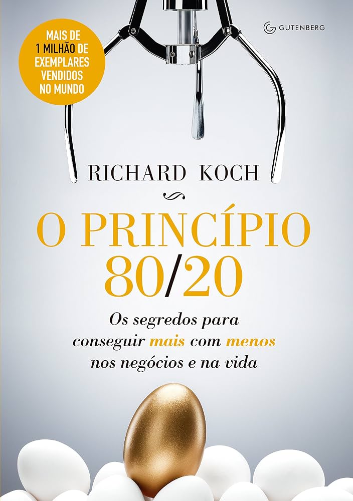 Capa do livro O Princípio 80/20, de Richard Koch