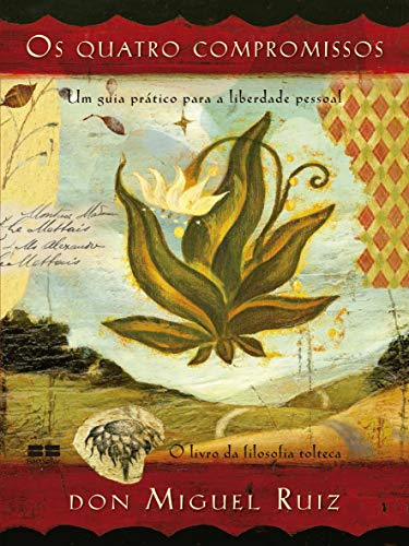 Capa do livro Os Quatro Compromissos, de Don Miguel Ruiz